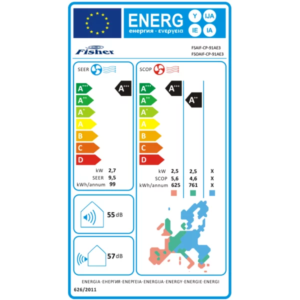 fisher-comfort-plus-FSAIF-CP-91AE3-energylabel