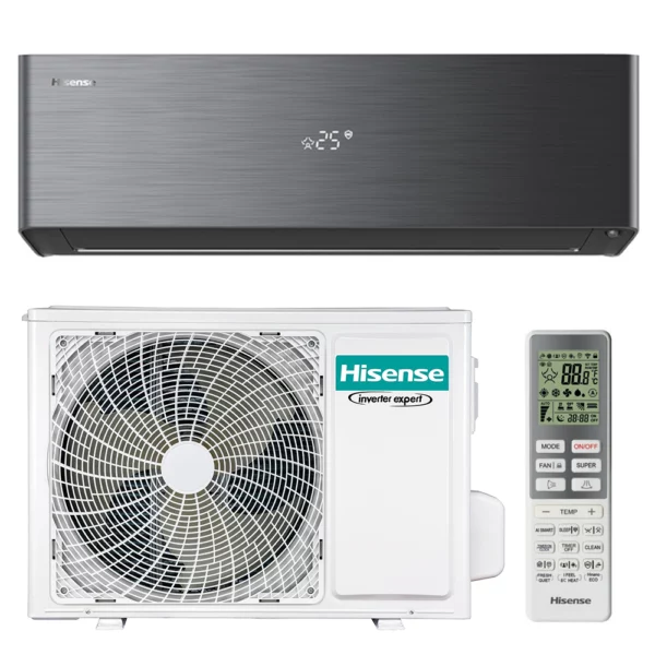 Hisense Energy Pro X Black - qh35xv3b - HBcool.hu klímaszerelés Debrecen