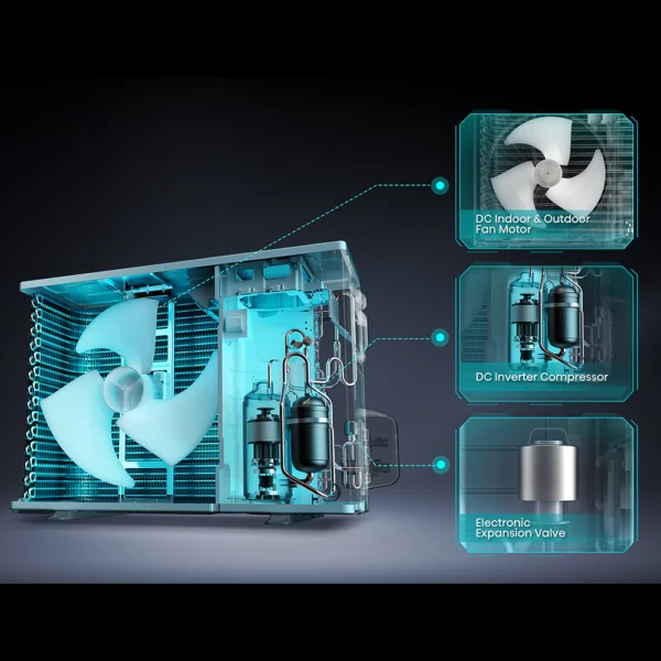 Hisense Energy Pro X White 3,5kW QH35XV3A Split klíma 4 Hisense Energy Pro X White - HBcool.hu klímaszerelés Debrecen